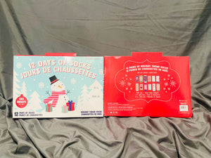 12 Days of kids holiday socks