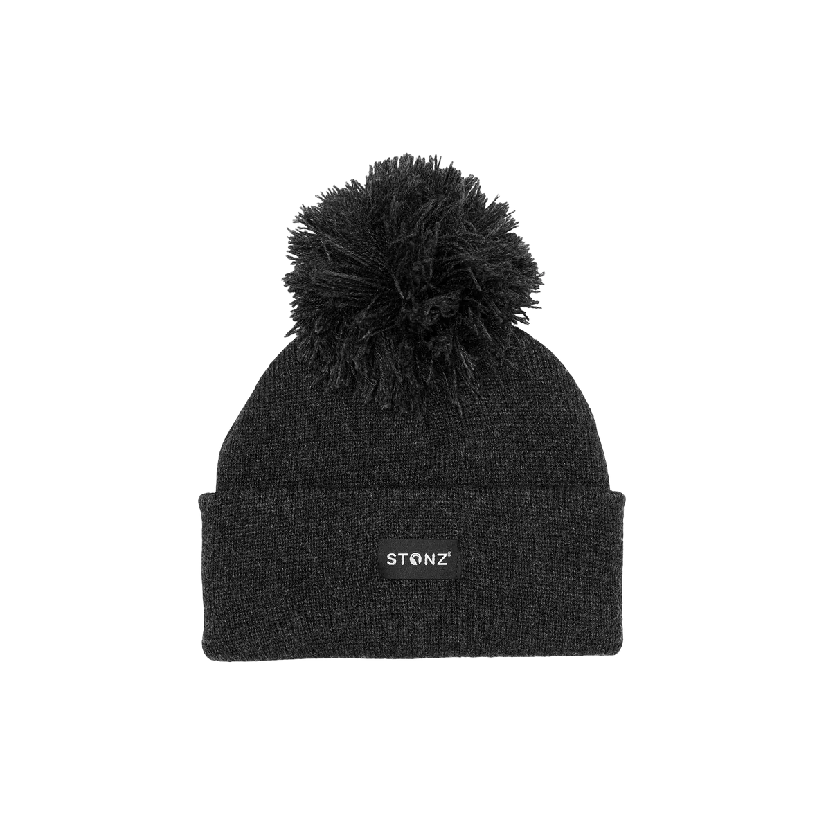 Pom Beanie (Heather Charcoal)