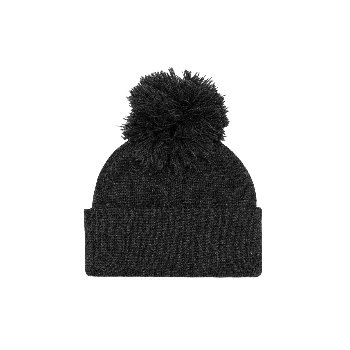 Pom Beanie (Heather Charcoal)