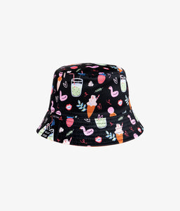 Poolside Bucket hat Black