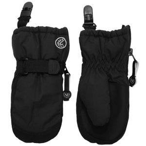 Mitten with clips (Black)