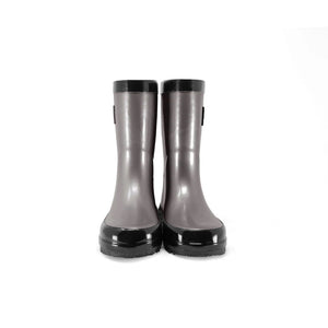 Rain Boots -Metallic Grey