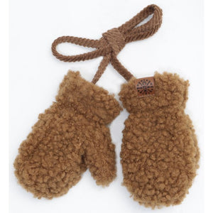 Teddy Mittens (Caramel)