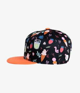 Poolside Snapback Black