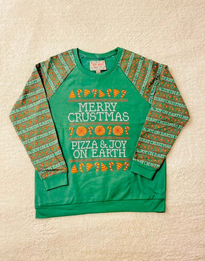 The Pizza & Joy On Earth Christmas Sweater