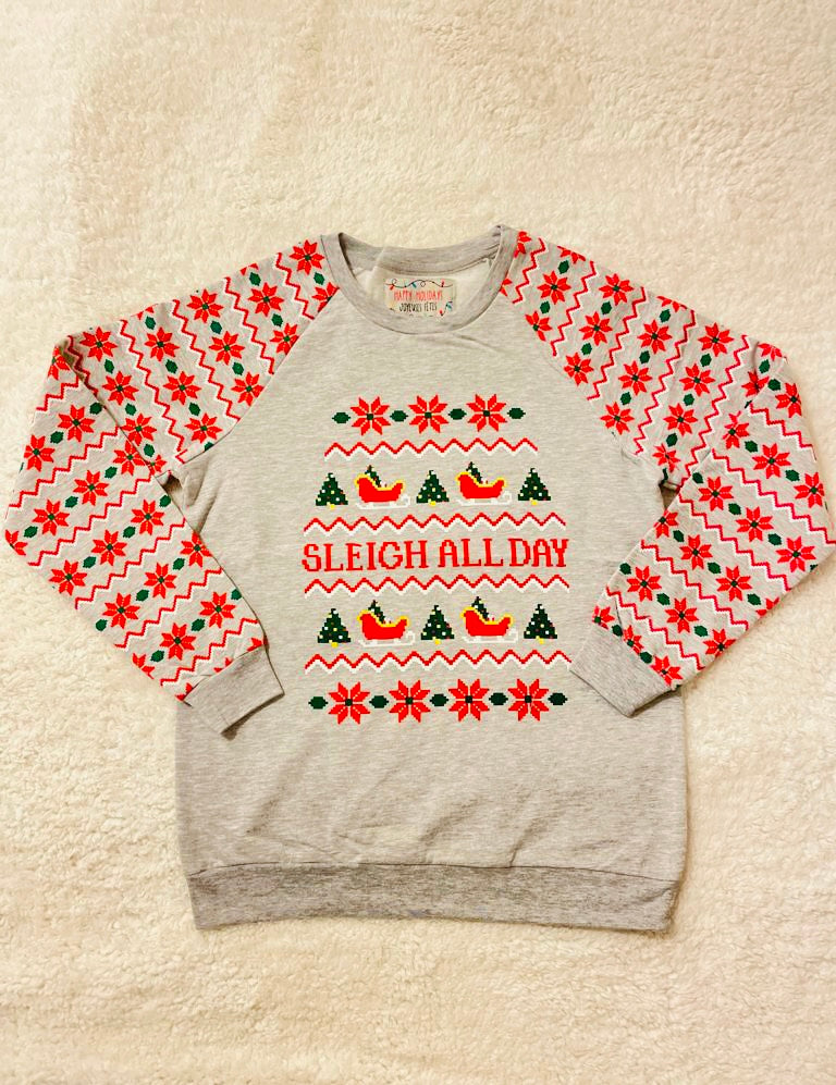 The Sleigh All Day Christmas Sweater