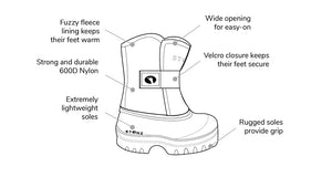 Toddler Trek Snow Boots (Heather Grey)