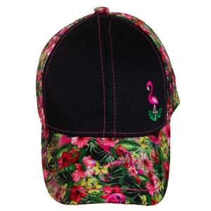 The Tropical Flamingo Ball Hat