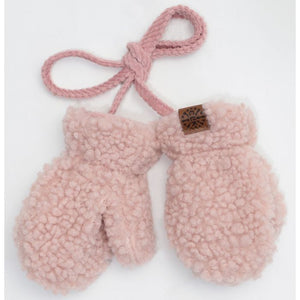Teddy Mittens (Pink)