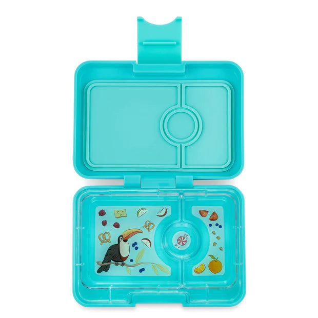 Yumbox MiniSnack Misty Aqua