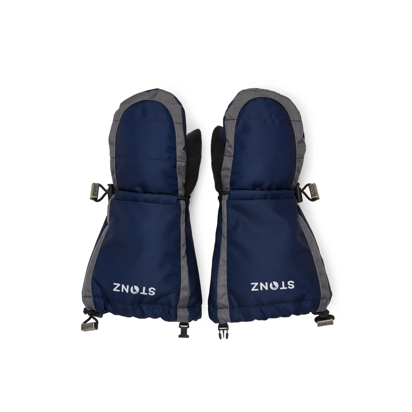 Stonz Youth Mitts Navy/ Heather Grey