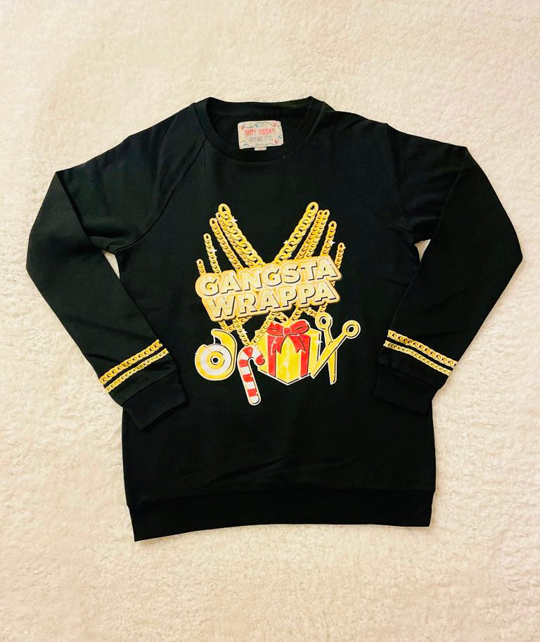 The Gangsta Wrappa Christmas Sweater