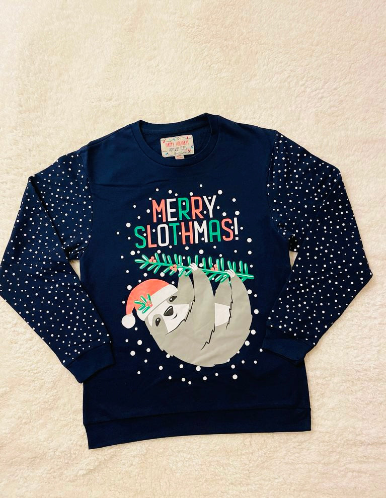 The Merry Slothmas Christmas Sweater