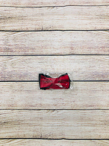 Crimson Contrast Two Tone Bowtie