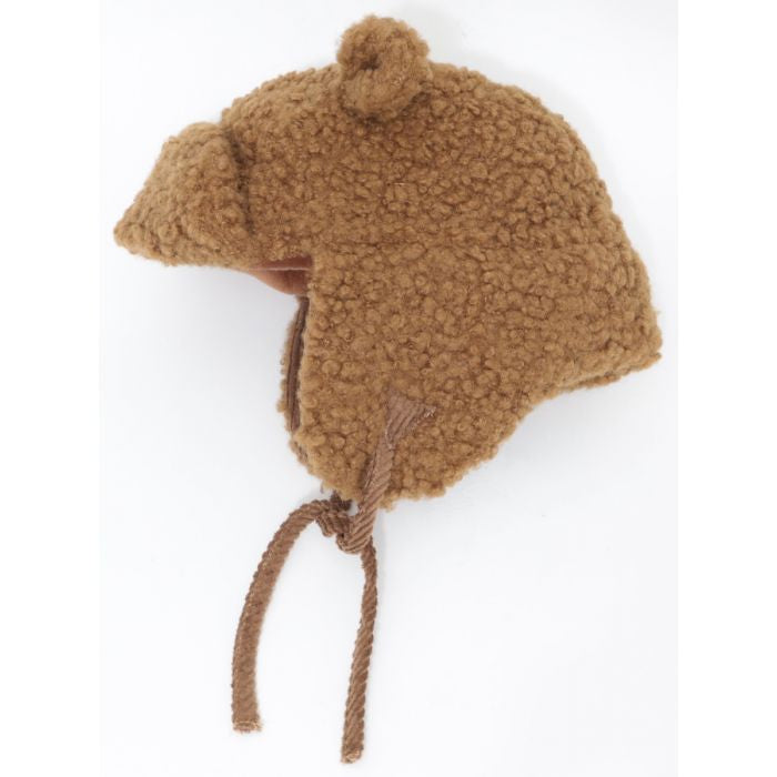 Baby Bear Trapper Hat (Caramel)