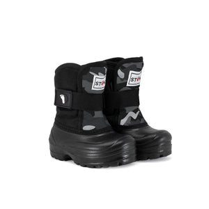 Toddler Trek Snow Boots (Black/Green)