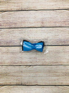 Blueberry Contrast Two Tone Bowtie